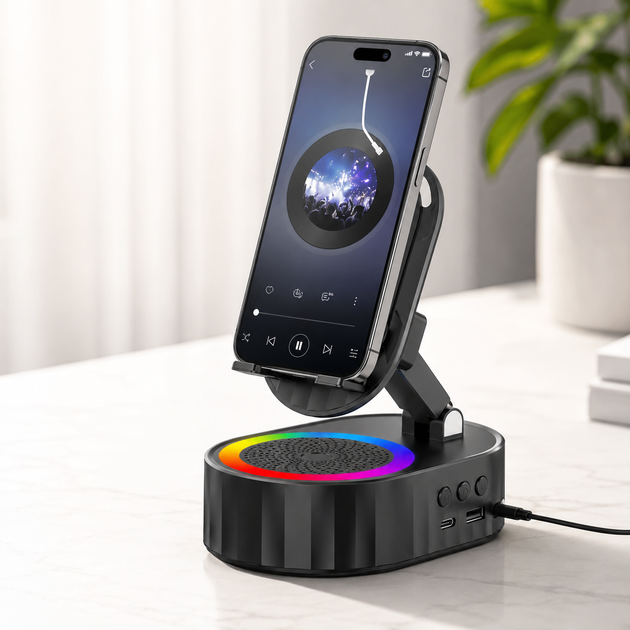 SoundDock 5 en 1 soporte parlante para celular